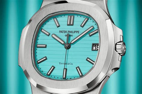 patek philippe nautilus watch with a tiffany-blue face|patek philippe tiffany watch price.